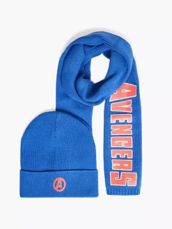 Avengers Set Schal Und Mütze