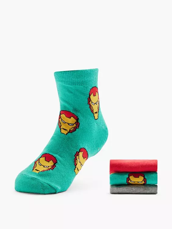 Avengers 3er Pack Socken