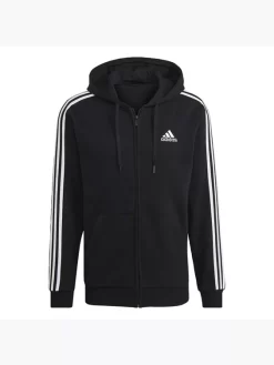 Adidas Essentials Fleece 3-Streifen Kapuzenjacke