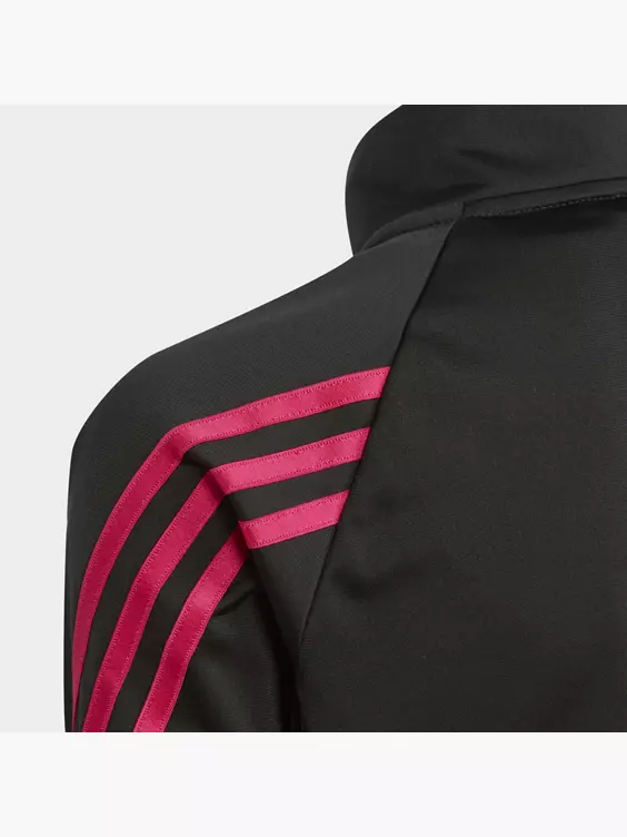 Adidas Team Polyester Regular 3-Streifen Trainingsanzug – Bild 2