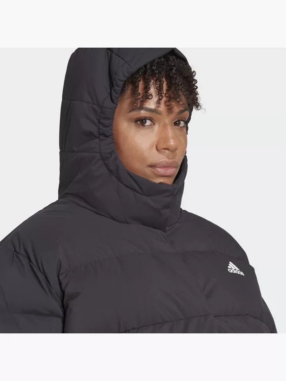 Adidas Helionic Hooded Daunenjacke – Große Größen – Bild 2