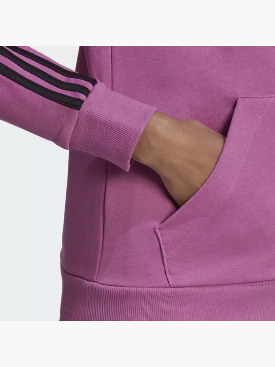 Adidas Essentials French Terry 3-Streifen Kapuzenjacke – Bild 3