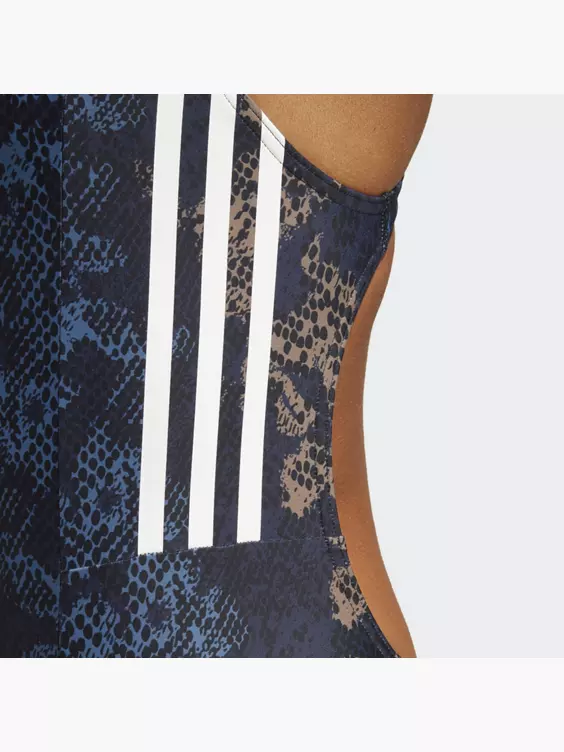 Adidas 3-Streifen Graphic Badeanzug – Bild 2