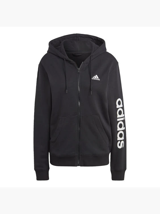 Adidas Essentials Linear French Terry Kapuzenjacke