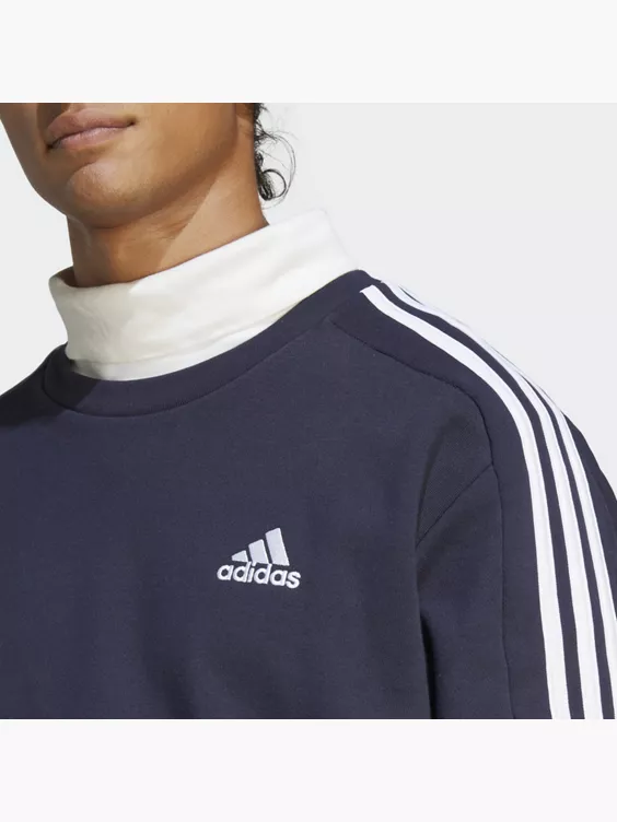 Adidas Essentials French Terry 3-Streifen Sweatshirt – Bild 2