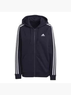 Adidas Essentials 3-Streifen French Terry Regular Kapuzenjacke
